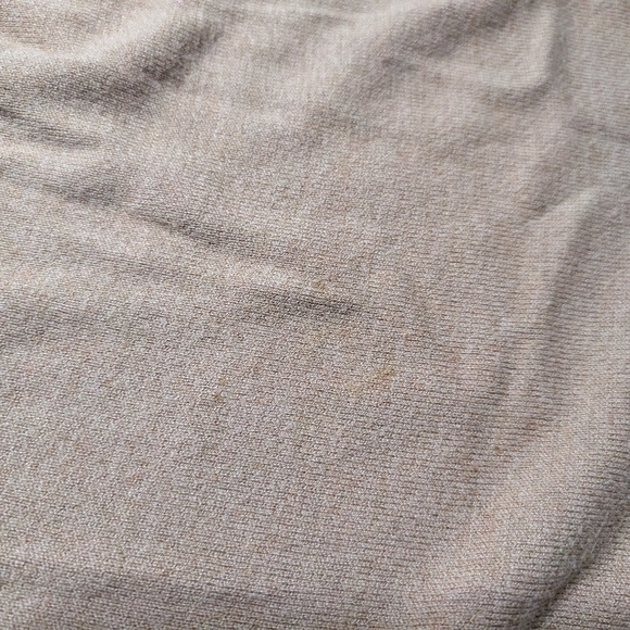 3/$30 Ann Taylor Tan Lace Trimmed V Neck Sweater - Picture 6 of 7